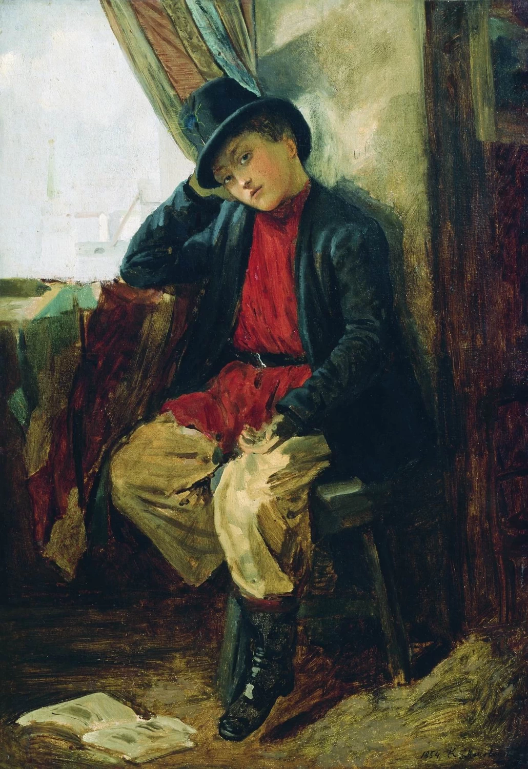 Ritratto di Vladimir Yegorovich Makovsky (1854)